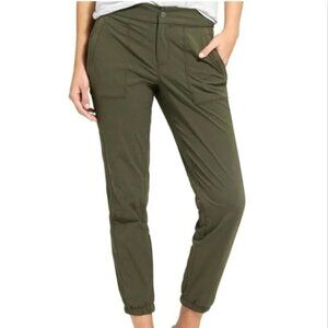 EUC Athleta Trekkie Joggers 2.0, olive, size 10